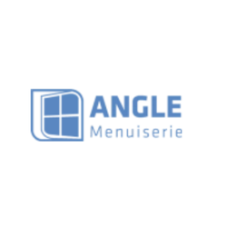 Logo Angle Menuiserie - création graphique OneClick Maroc Casablanca