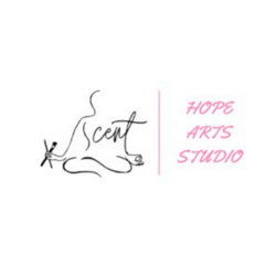 Logo Hope Arts Studio - création graphique OneClick Maroc Casablanca