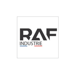 Logo RAF Industrie - création graphique OneClick Maroc Casablanca
