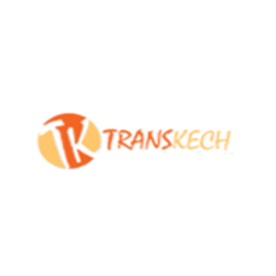 Logo TransKech - création graphique OneClick Maroc Casablanca