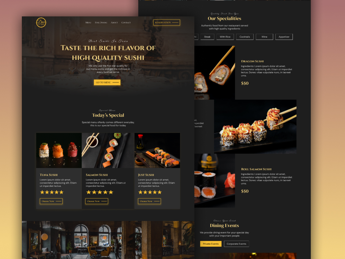 Création de site web pour restaurant Casablanca - Agence OneClick