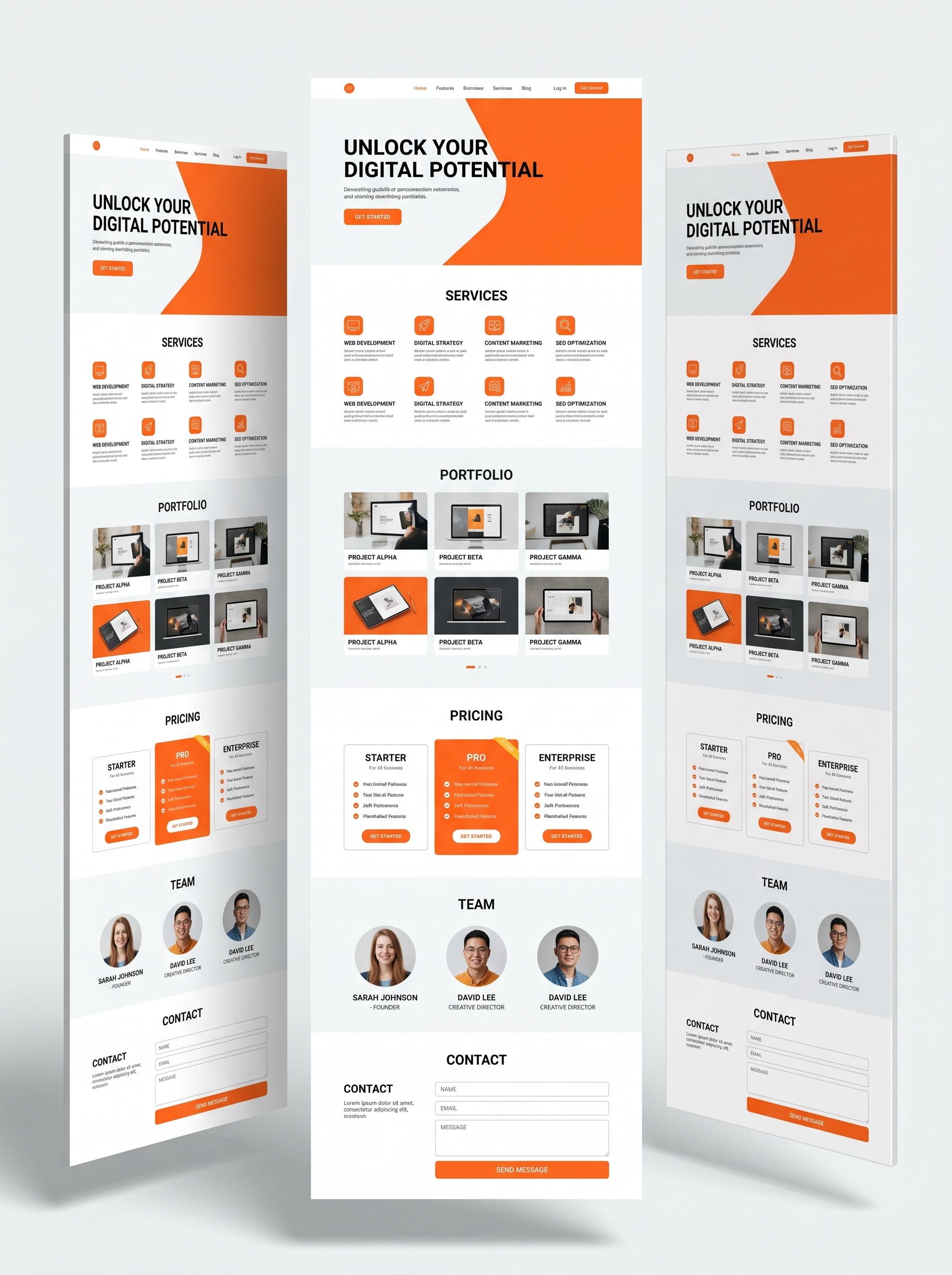 Conception de site web professionnel pour formateur - OneClick Casablanca