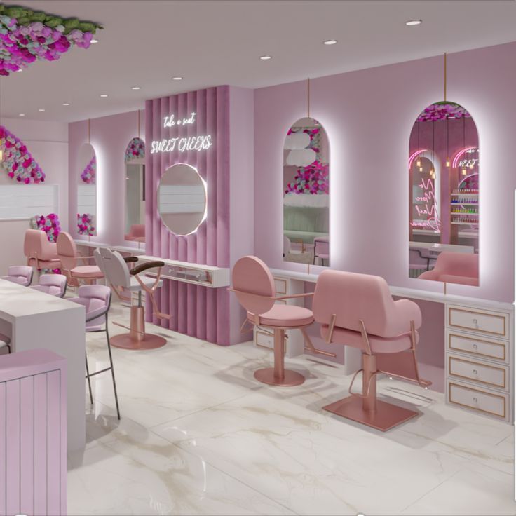 OneClick beauty salon management software dashboard - Professional interface